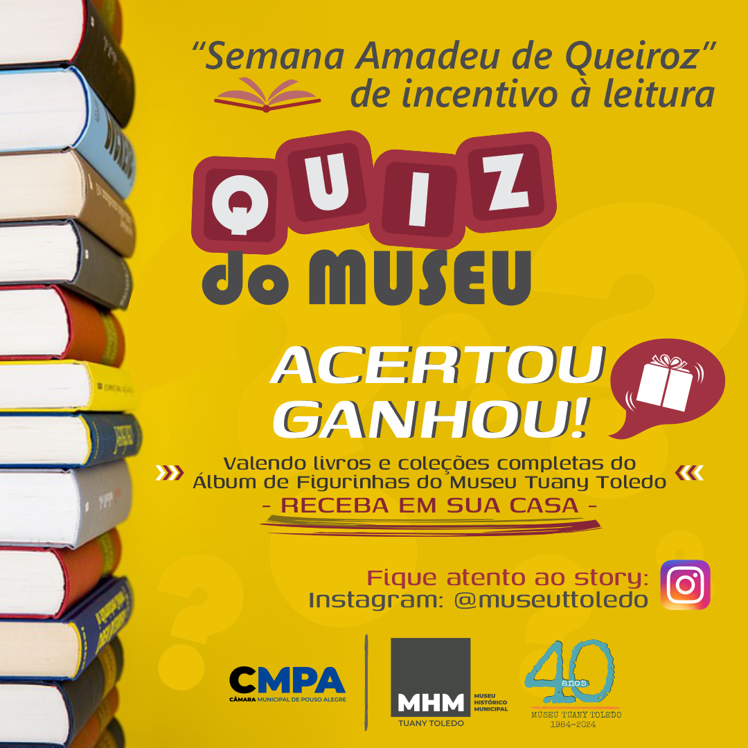 Imagem 4 da notícia: Semana de Incentivo à Leitura celebra os 40 anos do Museu