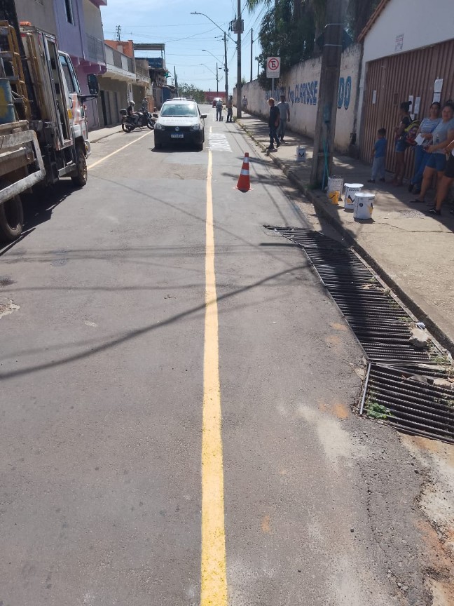 Imagem 4 da notícia: Indicação de vereador resulta em sinalização na área da Escola Municipal Clarisse Toledo