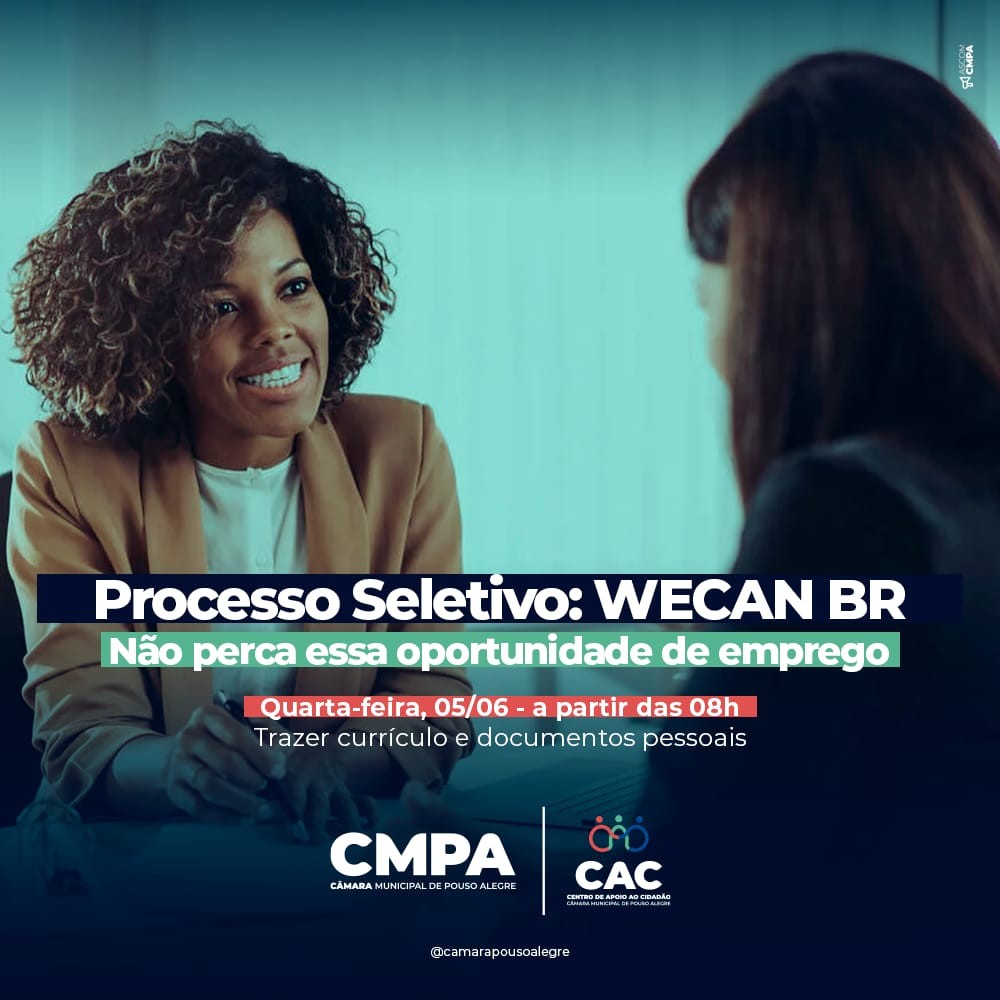 Imagem 1 da notícia: CAC receberá processo seletivo da WECAN BR