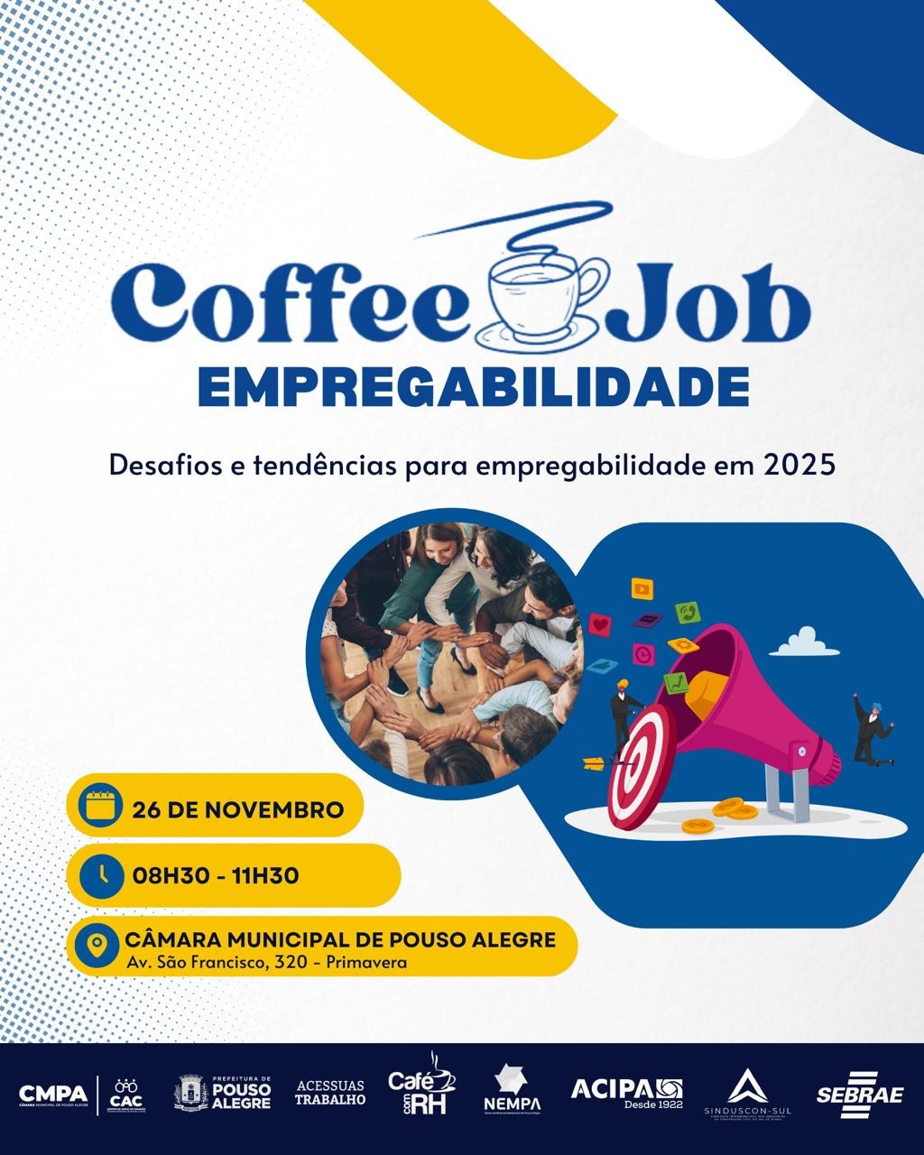 Imagem 1 da notícia: Coffee Job: Desafios e tendências para empregabilidade em 2025