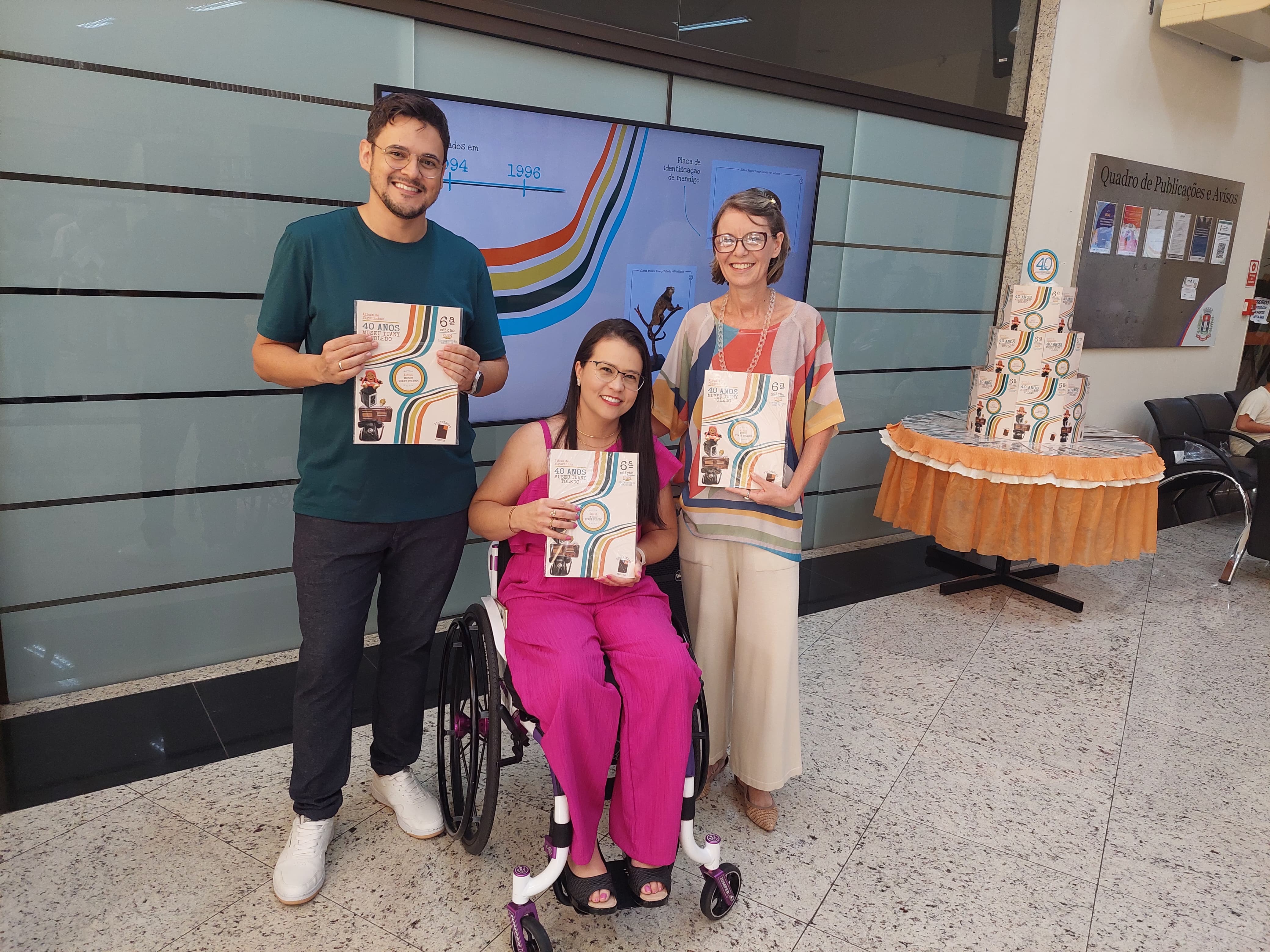 Imagem 1 da notícia: Lançamento do Álbum de Figurinhas Comemorativo dos 40 Anos do Museu Tuany Toledo