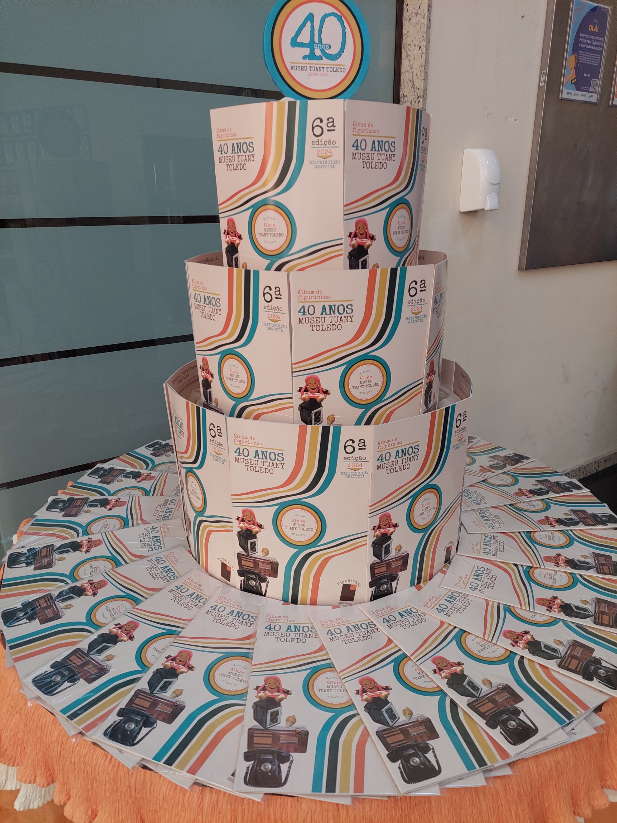 Imagem 3 da notícia: Lançamento do Álbum de Figurinhas Comemorativo dos 40 Anos do Museu Tuany Toledo