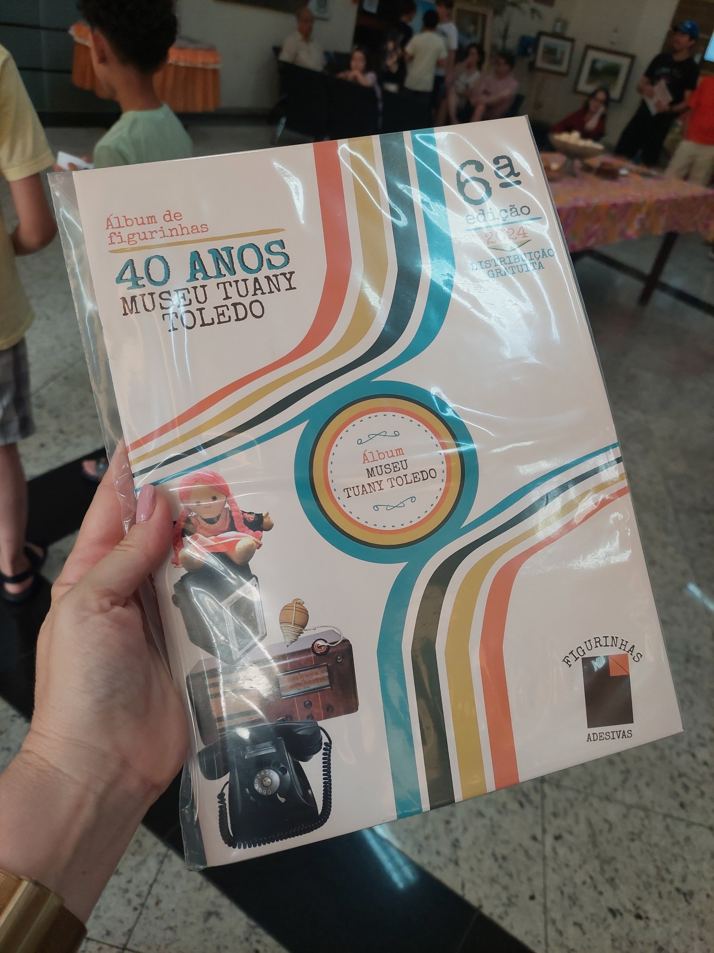 Imagem 4 da notícia: Lançamento do Álbum de Figurinhas Comemorativo dos 40 Anos do Museu Tuany Toledo