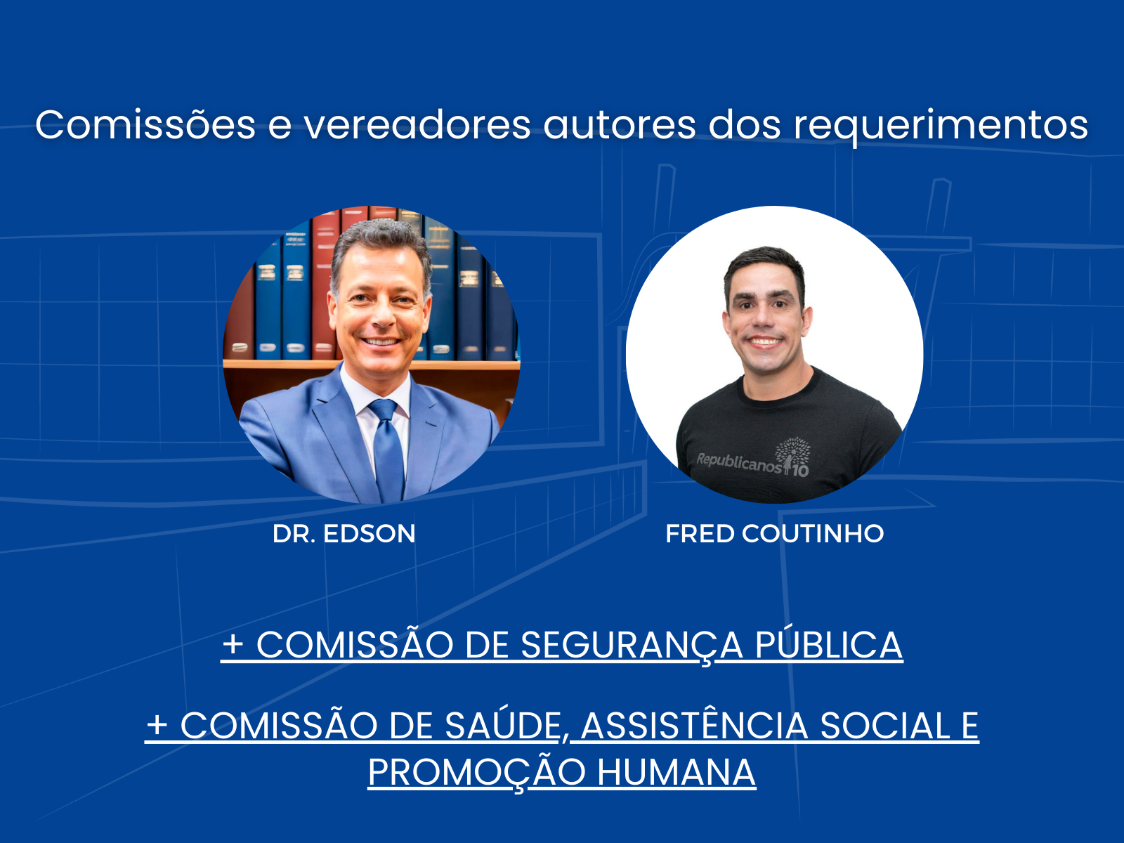 Imagem 1 da notícia: Cinco requerimentos, incluindo para realização de duas audiências públicas, são aprovados na Câmara